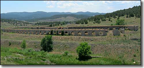 Remains of the coke ovens in Cokedale, Colorado