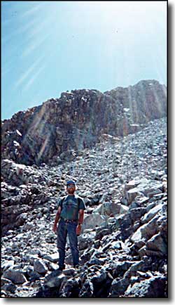 The author on Mt. Lindsey