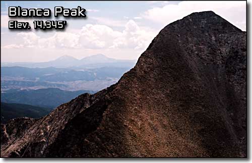 Blanca Peak from Ellingwood Point
