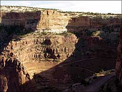 The Shafer Trail at Canyonlands National Park