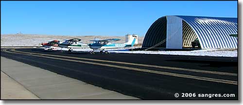 Hangar at Huerfano County Airport
