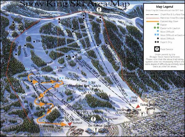 Snow King Ski Area, Jackson, Wyoming