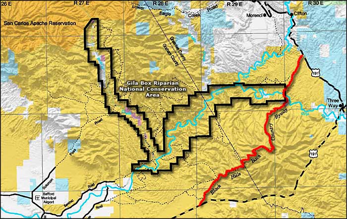 Black Hills Back Country Byway area map