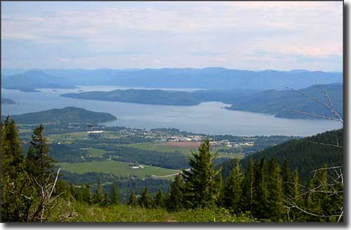 Overlooking Ponderay and Lake Pend Oreille