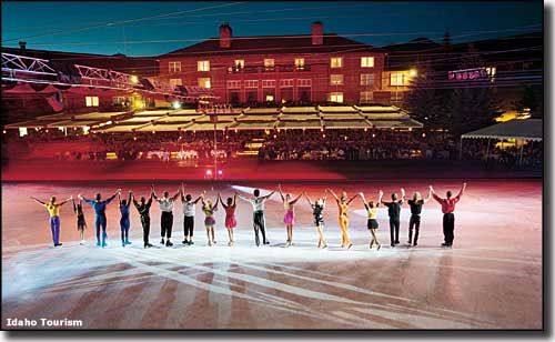 An ice show at Sun Valley Resort
