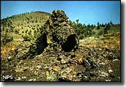 A lava tree at Craters of the Moon Wilderness, Idaho