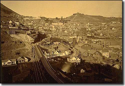 Gold Hill, Nevada in the late 1870's