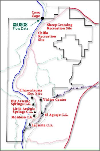 Wild Rivers National Recreation Area Map