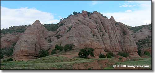 The red rocks around Gallup, New Mexico