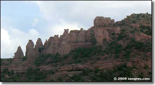 The red rocks around Gallup, New Mexico