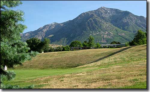 Ben Lomond in the Wasatch Mountains east of North Ogden